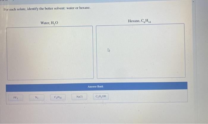 Ch has help hexane liquid react will solved